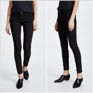 DL1961 Emma Skinny Jeans in Onyx Black sz 27 Premium Denim Low Rise Classic